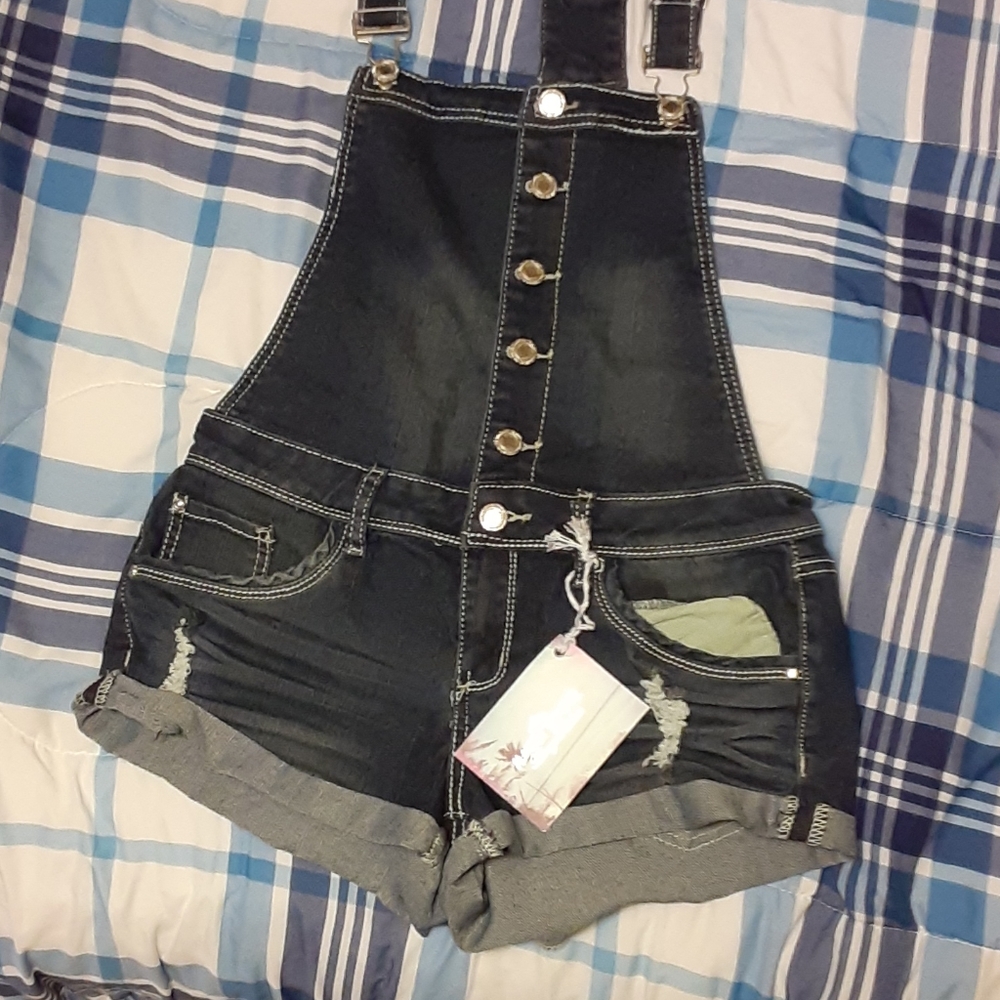 NBW Almost Famous overall shorts